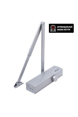 БУЛАТ Доводчик дверной PROFI ДД 812/5 С-S (25-120 кг) серебро (10)