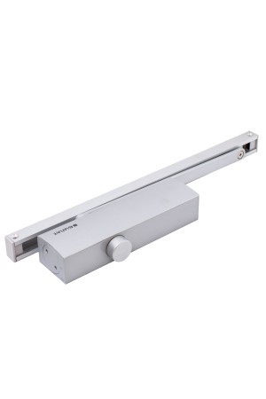 БУЛАТ Доводчик дверной  ДД 812/5 CH-S (CS+LS+HO+BC+DA+PA) (25-120 кг) серебро со скольз.тягой (10)