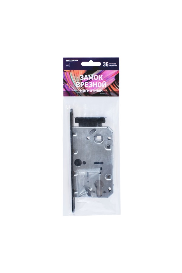 АЛЛЮР АРТ ML 85-50 BL матовый черный ХЕДЕР без ц/м МАГНИТНЫЙ Замок врезной (30)