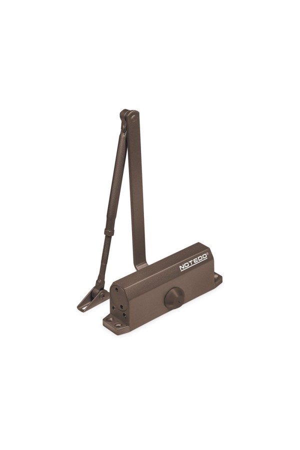 NOTEDO Доводчик дверной DC-120-I BROWN 100 - 140 кг корич. (10)