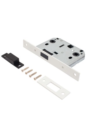 АЛЛЮР АРТ L7050-MS W матовый белый магнитная без ручек с фиксатором Защёлка (40)