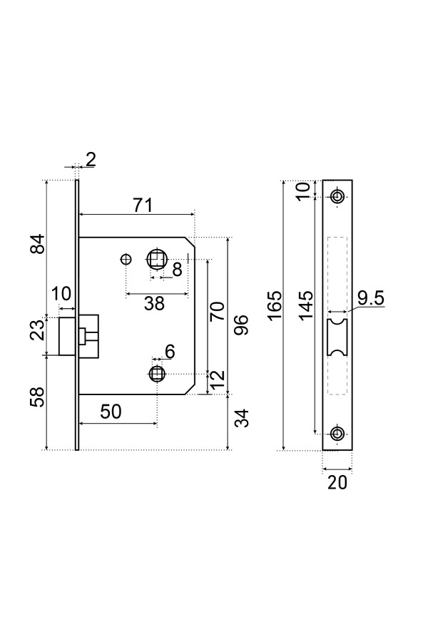 АЛЛЮР АРТ L7050-MS W матовый белый магнитная без ручек с фиксатором Защёлка (40)