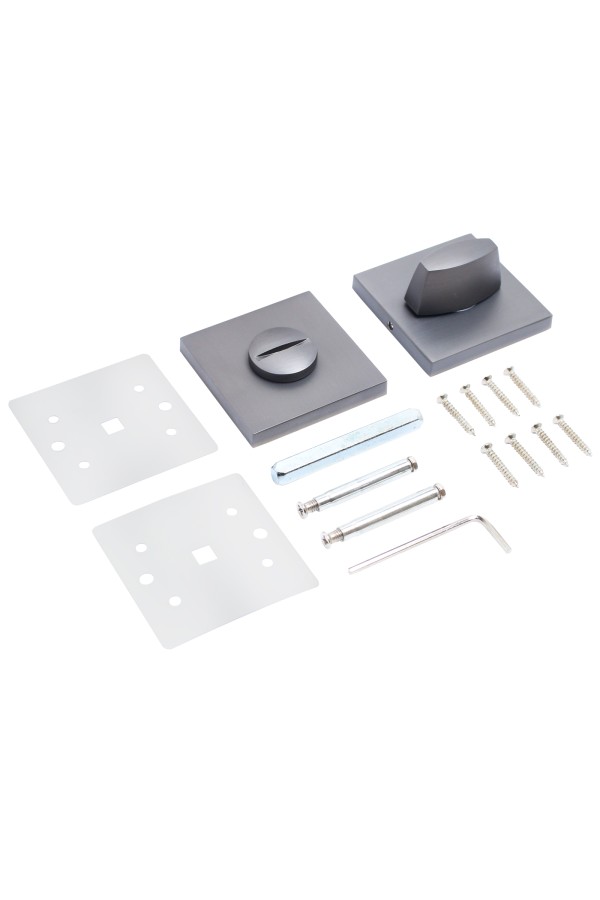 Сантехническая завертка к ручкам АЛЛЮР АРТ BK-S2 MBN(6140) графит (100,10)