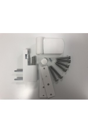 ЛДМ DH-R27.1 (02) (ан. Roto PS-27) 140 кг. Белый Ral 9016  Эконом Дверная петля для ПВХ (30)