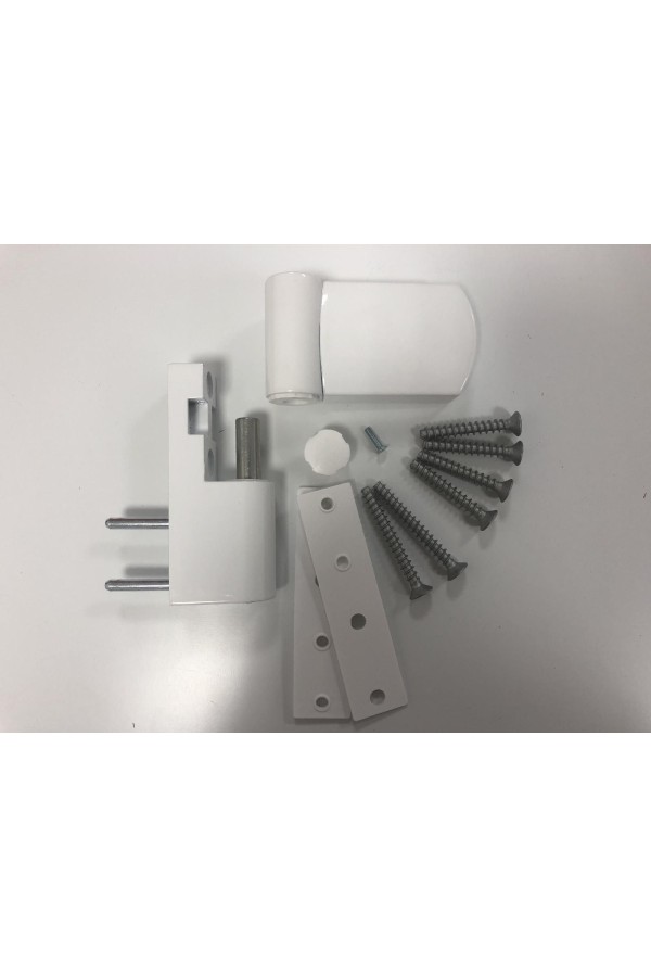ЛДМ DH-R27.1 (02) (ан. Roto PS-27) 140 кг. Белый Ral 9016  Эконом Дверная петля для ПВХ (30)