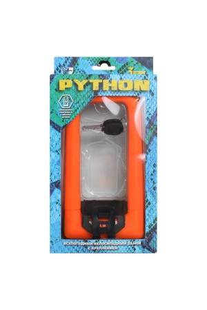 АВАНГАРД PYTHON 626 ORANGE силикон с креплением на раму всепогодный замок навесной (20,10)