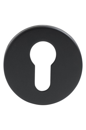 Накладка для ц/м СТАНДАРТ 0200 BLACK ЧЕРНАЯ INOX нержавеющая сталь (100,5)