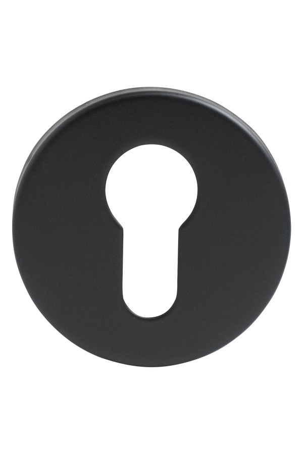 Накладка для ц/м СТАНДАРТ 0200 BLACK ЧЕРНАЯ INOX нержавеющая сталь (100,5)