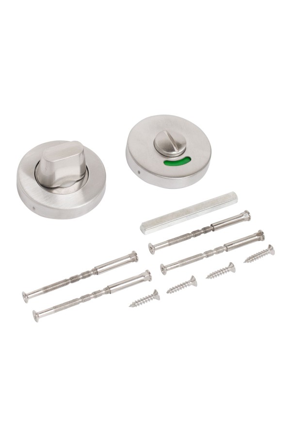 Сантехническая завертка к ручкам СТАНДАРТ 02WC SS INOX нержавеющая сталь (60,3)