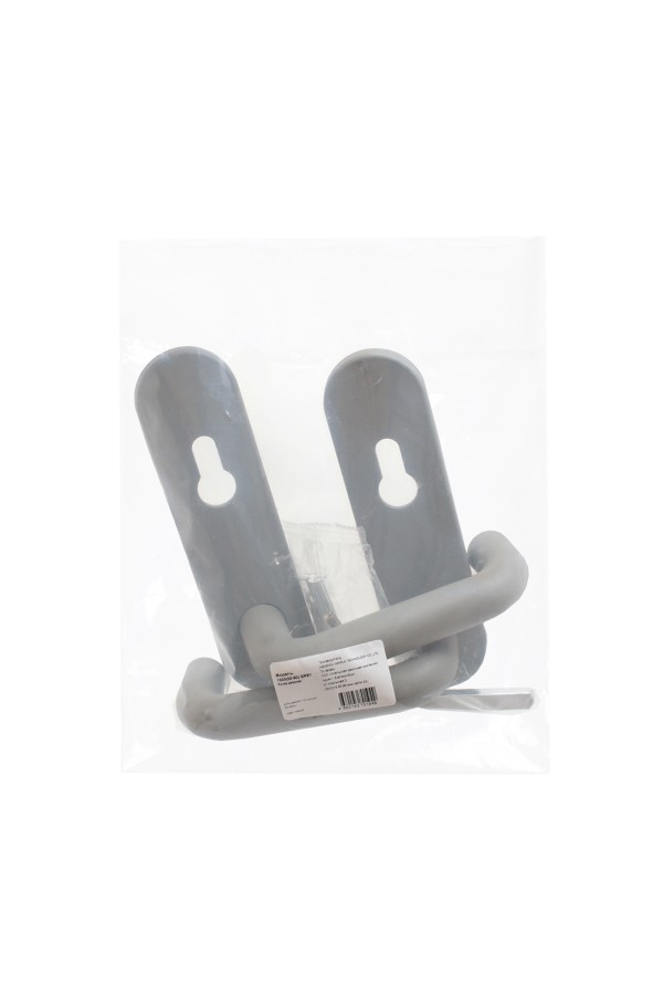 СТАНДАРТ Строитель 1303 (50-90) СЕРАЯ м/о 72 мм для технических дверей Комплект ручек (24)