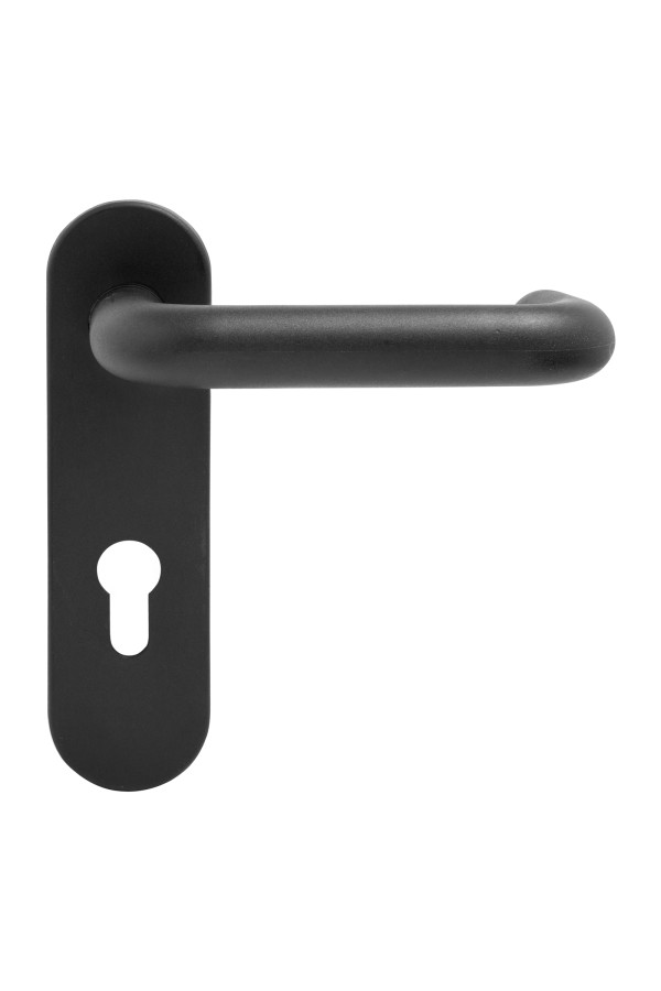 СТАНДАРТ Строитель 1303 (50-90) ЧЕРНАЯ м/о 72мм для технических дверей Комплект ручек (24)