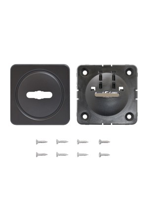 Накладка для сув/м (пара) БУЛАТ НДС 05.02 АТЛАС матовый черный (10,100)