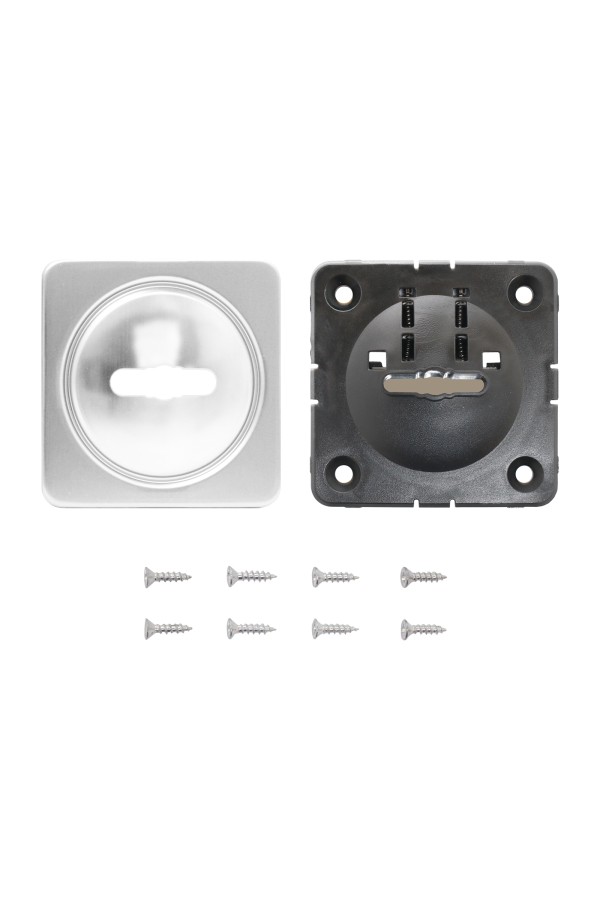 Накладка для сув/м (пара) БУЛАТ НДС 05.04 АТЛАС хром (10,100)