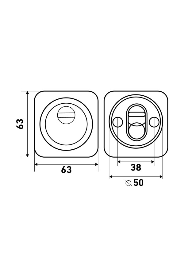 Броненакладка для ц/м БУЛАТ БНД 05.04 АТЛАС  хром (40)