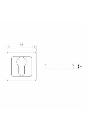 Накладка для ц/м АЛЛЮР АРТ ET-S1 BL / BL(421515) матовый черный (100,10)