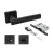 АЛЛЮР АРТ "КОЛОМБО" BL+L7050S BL+BK-S1 BL (23150/S7050) матовый черный Компл ручка и защ с фикс (20 АЛЛЮР АРТ "КОЛОМБО" BL+L7050S BL+BK-S1 BL (23150/S7050) матовый черный Компл ручка и защ с фикс (20
