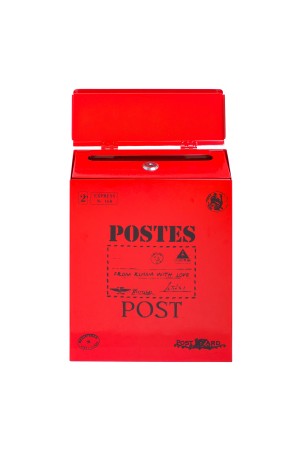 Ящик почтовый АЛЛЮР №3010 красный (4)