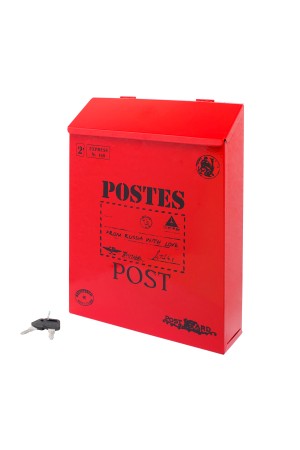 Ящик почтовый АЛЛЮР №3010 красный (4)