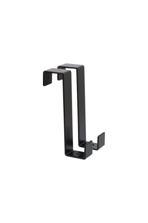 АЛЛЮР КДН-1 (20х20) черный 2 шт. Крючок на дверь мебели навесной (100)