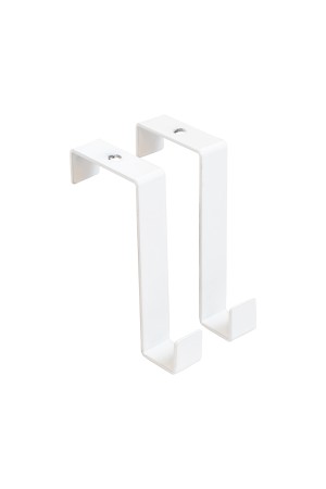 АЛЛЮР КДН-2 (20х40) белый 2 шт. Крючок на дверь навесной (30)