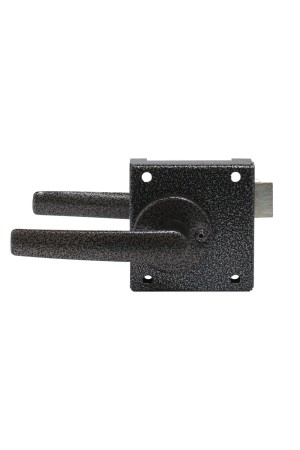 Птимаш ЗЩН1.45 серебро (левая) Защелка накладная дверная (20)