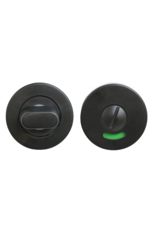 Сантехническая завертка к ручкам СТАНДАРТ 02WC SS BLACK ЧЕРНАЯ INOX нержавеющая сталь (60,3)