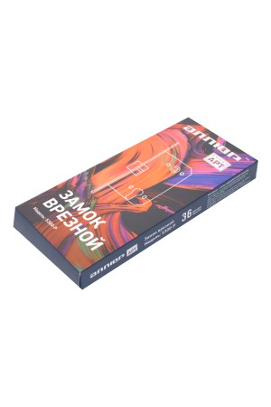 АЛЛЮР АРТ 5300-P SB мат.золото без ц/м  Замок врезной (40)