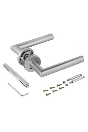 АЛЛЮР 1801 SS PSN перламутровый никель INOX нержавеющая сталь Комплект ручек (20)