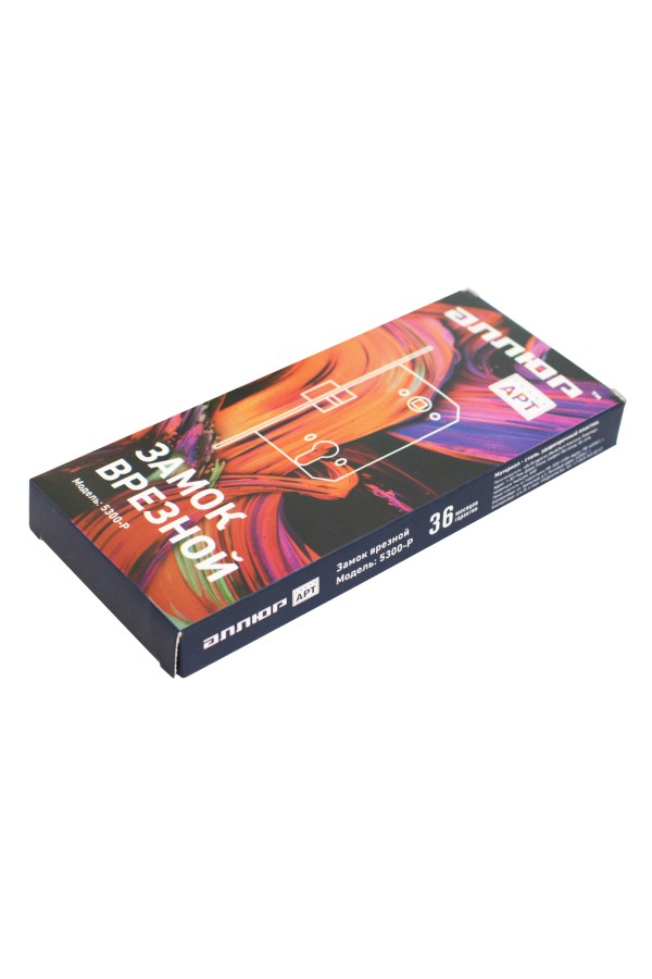 АЛЛЮР АРТ 5300-P CP хром без ц/м  Замок врезной (40)