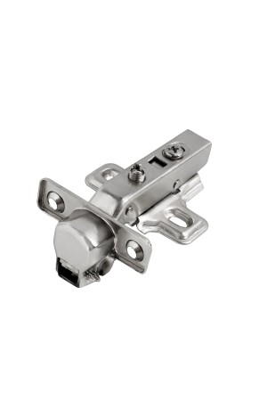 StahlBuro D26 Clip-on 2 шт., хром. Мини петля мебельная полунакладная с доводчиком (50)