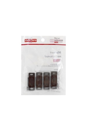 StahlBuro L-42 h-12,5 коричневый (4шт.) Магнит мебельный (160,10)