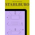 StahlBuro L-45 h-14 белый (4шт.) Магнит мебельный (160,10)