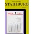 StahlBuro L-60 h-15 белый (4шт.) Магнит мебельный (160,10)