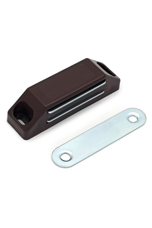 StahlBuro L-60 h-15 коричневый (4шт.) Магнит мебельный (160,10)