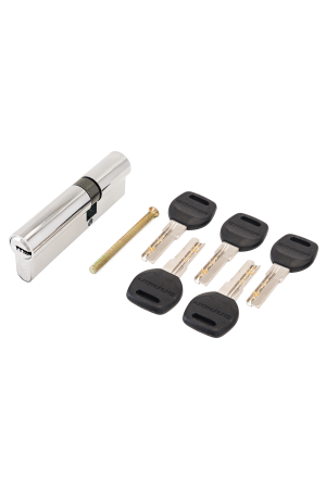 АЛЛЮР HD F 100-5К CP (35x65) хром перф.кл Цилиндровый механизм (50,10)
