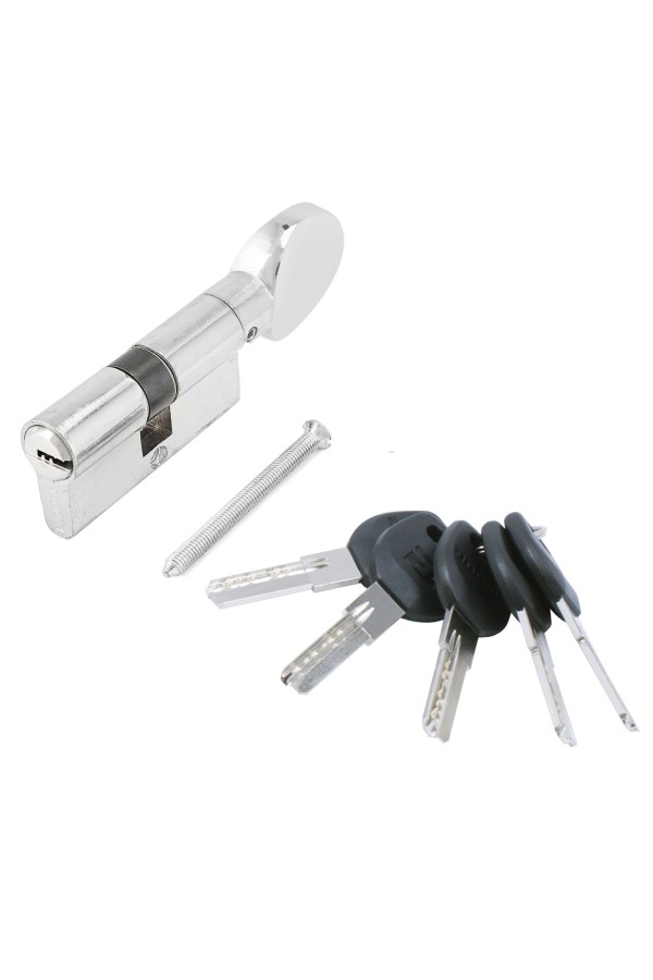АЛЛЮР HD FG 60-5К CP (30х30G) хром перф.кл/верт Цилиндровый механизм (50,10)