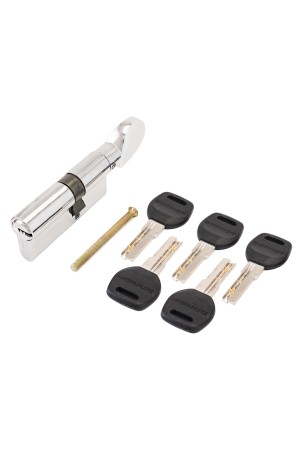 АЛЛЮР HD FG 70-5К CP (40х30G) хром перф.кл/верт Цилиндровый механизм (50,10)