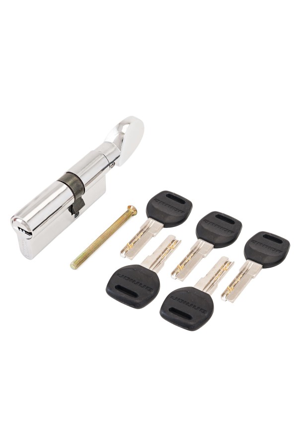 АЛЛЮР HD FG 70-5К CP (40х30G) хром перф.кл/верт Цилиндровый механизм (50,10)