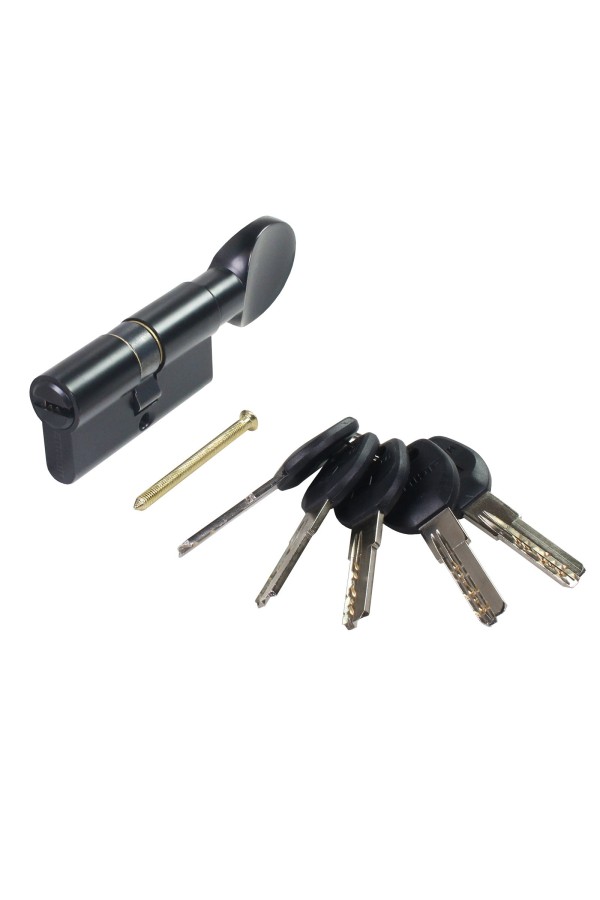 АЛЛЮР HD FG 70-5К BLACK (35x35G) черный перф.кл/верт Цилиндровый механизм (50,10)
