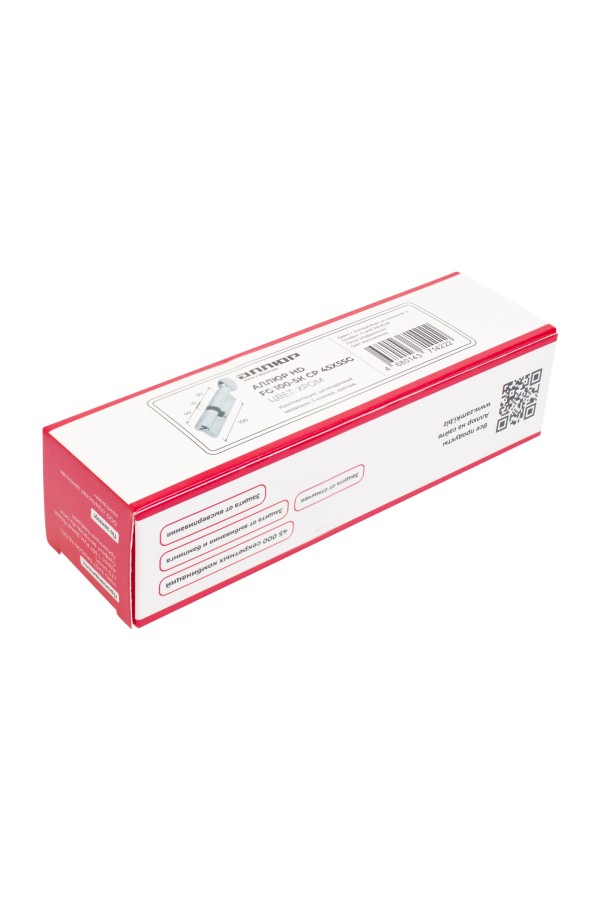 АЛЛЮР HD FG 100-5К CP (45х55G) хром перф.кл Цилиндровый механизм (50,10)