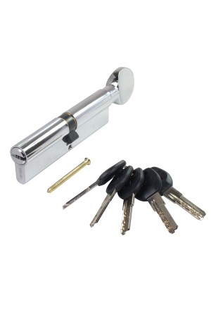 АЛЛЮР HD FG 110-5К CP (55x55G) хром перф.кл Цилиндровый механизм (50,10)