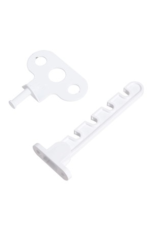 Ограничитель открывания окна L-105 мм белый Упакованный (50)