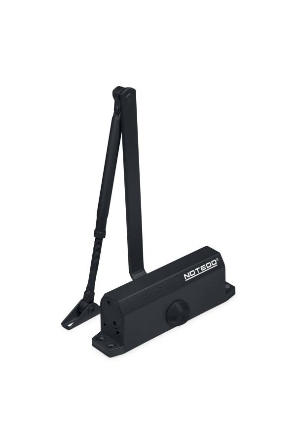 NOTEDO Доводчик дверной DC-120-I BLACK до 140 кг черн.(10)