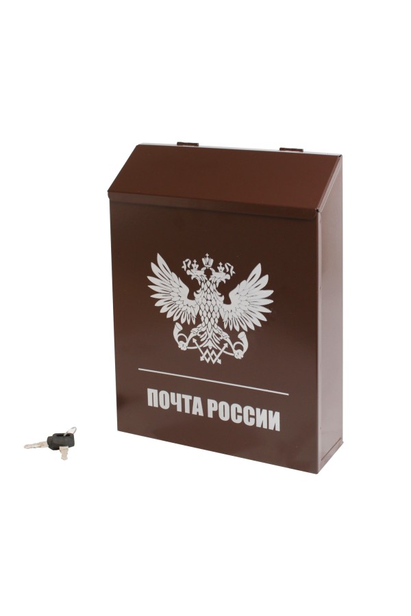 Ящик почтовый АЛЛЮР №3011 шоколадно-коричневый (4)
