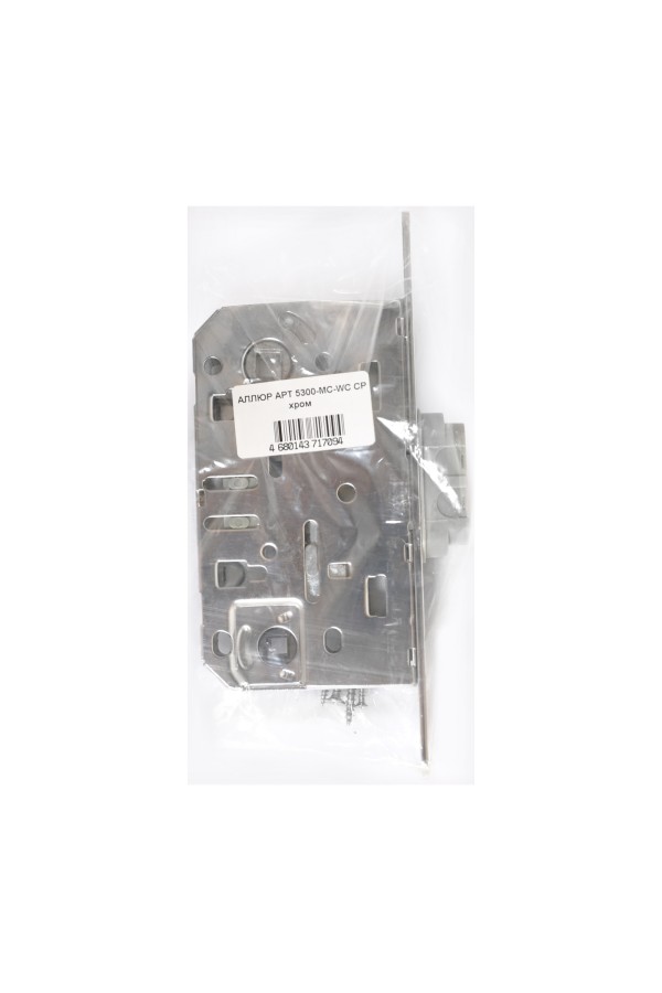 АЛЛЮР АРТ 5300-MC-WC CP хром B2B пакет МАГНИТНАЯ Защёлка (50)