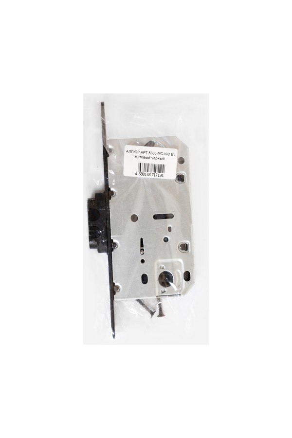 АЛЛЮР АРТ 5300-MC-WC BL матовый черный B2B пакет МАГНИТНАЯ Защёлка (50)