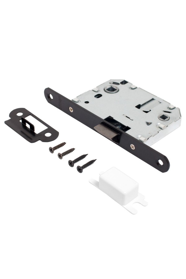 АЛЛЮР АРТ L7050R BL матовый черный B2B пакет планка 20мм Защёлка (50)