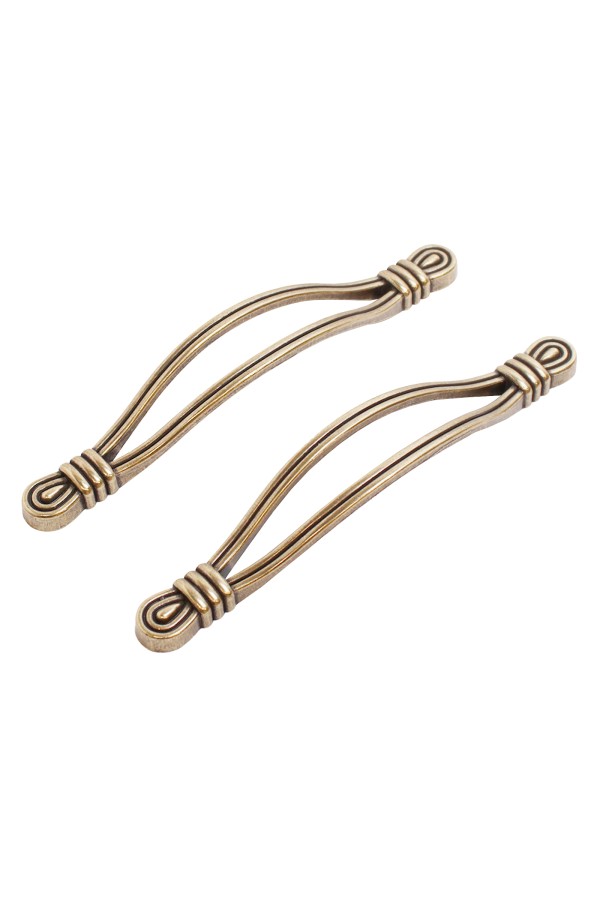 StahlBuro C2515-128 2шт., AB состаренная бронза. Ручка-скоба мебельная (100,10)
