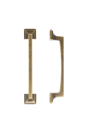 StahlBuro C2525-128 2шт., AB состаренная бронза. Ручка-скоба мебельная (20, 200)