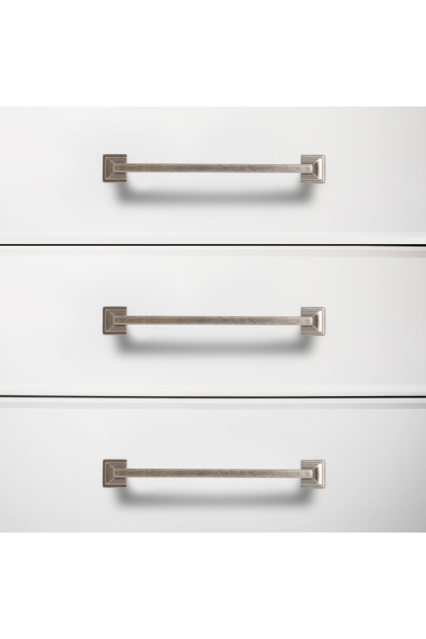 StahlBuro C2526-96 2шт., AS состаренное серебро. Ручка-скоба мебельная (20, 200)